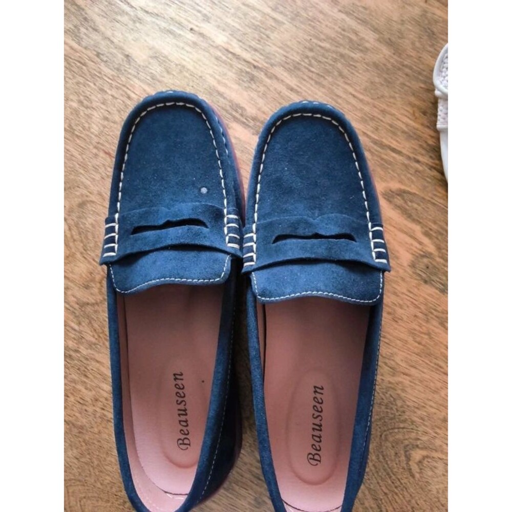 Mocasines Clásicos Beauseen azul marino 7.5
